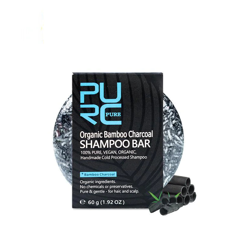 PURC Bamboo Charcoal Shampoo Bar